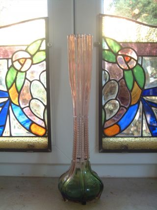 Glasvase,  Jugendstil,  Art Nouveau Soliflor - Vase,  Ein Meisterwerk Der Glaskunst Bild