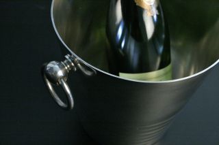 Versilberter Art Deco Champagner / SektkÜhler Bild