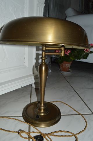 RaritÄt.  Alte Designer Lampe.  Tischlampe Messig Farben Ca 45 Cm Hoch Bild
