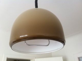 Deckenleuchte Pendellampe Zuglampe Staff Oder Guzzini ? 60er 70er Vintage Bild