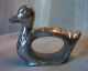 4 Seltene Serviettenringe Tiere - Hase Pferd Huhn Ente - Serviettenhalter 1950-1959 Bild 3