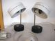 2 Alte Lampen Tischlampe Schreibtischlampe 50er Metall Design Lampen Leuchte 1950-1959 Bild 1