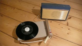 Phillips Plattenspieler All Transistor Tragbar 60er Jahre - Rarität Bild