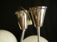Paar Bauhaus Lampe Leuchte Opalglas Deckenlampe Kugellampe Alu Poliert 1920-1949, Art Déco Bild 9