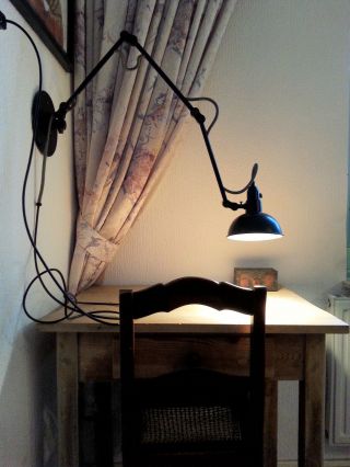 Scherenlampe Werkstattlampe Schreibtisch Lampe Loft Leuchte Art Deco Bauhaus Bild