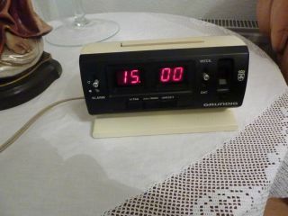 Grundig Electronic Clock Ec10 70 ' Er Jahren. Bild