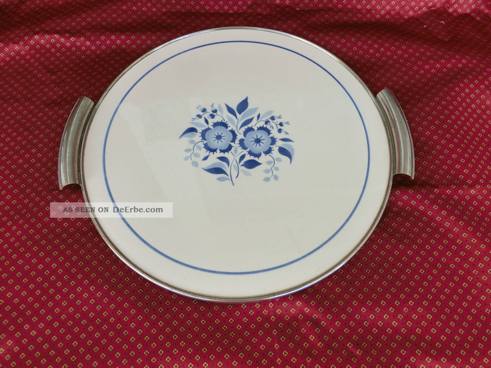 Antike Jugendstil Tortenplatte Von Wmf Um 1930 In