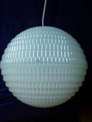 Hartplastik - Kugel - Lampe /plastic Bowl Lamp 70ties Vintage Stylish Magic Bild