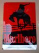 Marlboro Cowboy Zigaretten Emailschild Um 1990 Western Usa PrÄrie Wilder Mustang Design & Stil Bild 2
