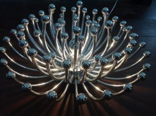 Originale Pistillo Sputnik Deckenleuchte Wandlampe Valenti Italien Mid Century Bild