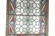 Antikes Jugendstil Ornamentfenster Buntglasfenster Bleiglas Gusseisen 119x42 Cm Original, vor 1960 gefertigt Bild 3