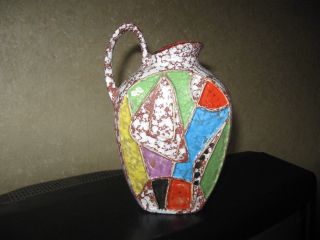 Keramik Vase Bay - Bodo Mans - Dekor Ravenna 60er - Rar Bild