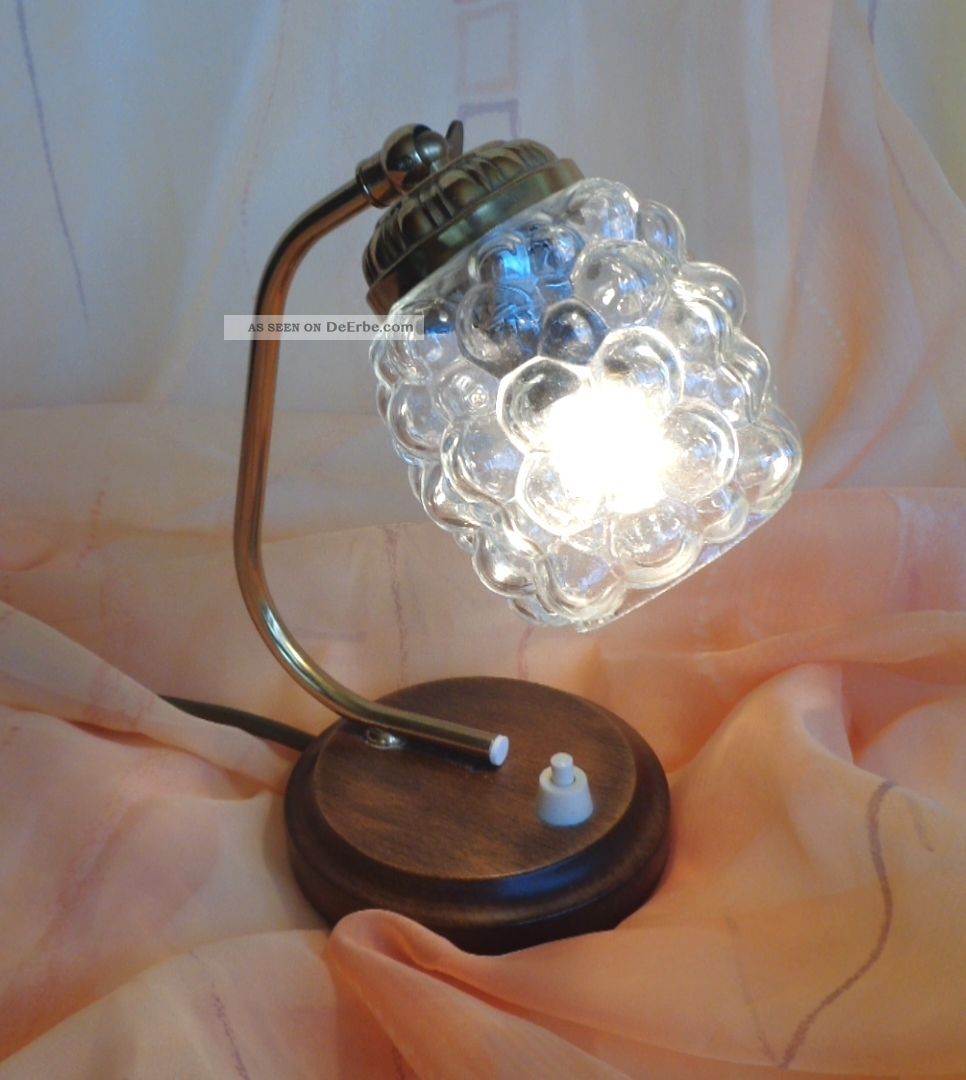 Nachtischlampe Tischlampe Lampe Stehlampe Leuchte Messing 1950-1959 Bild