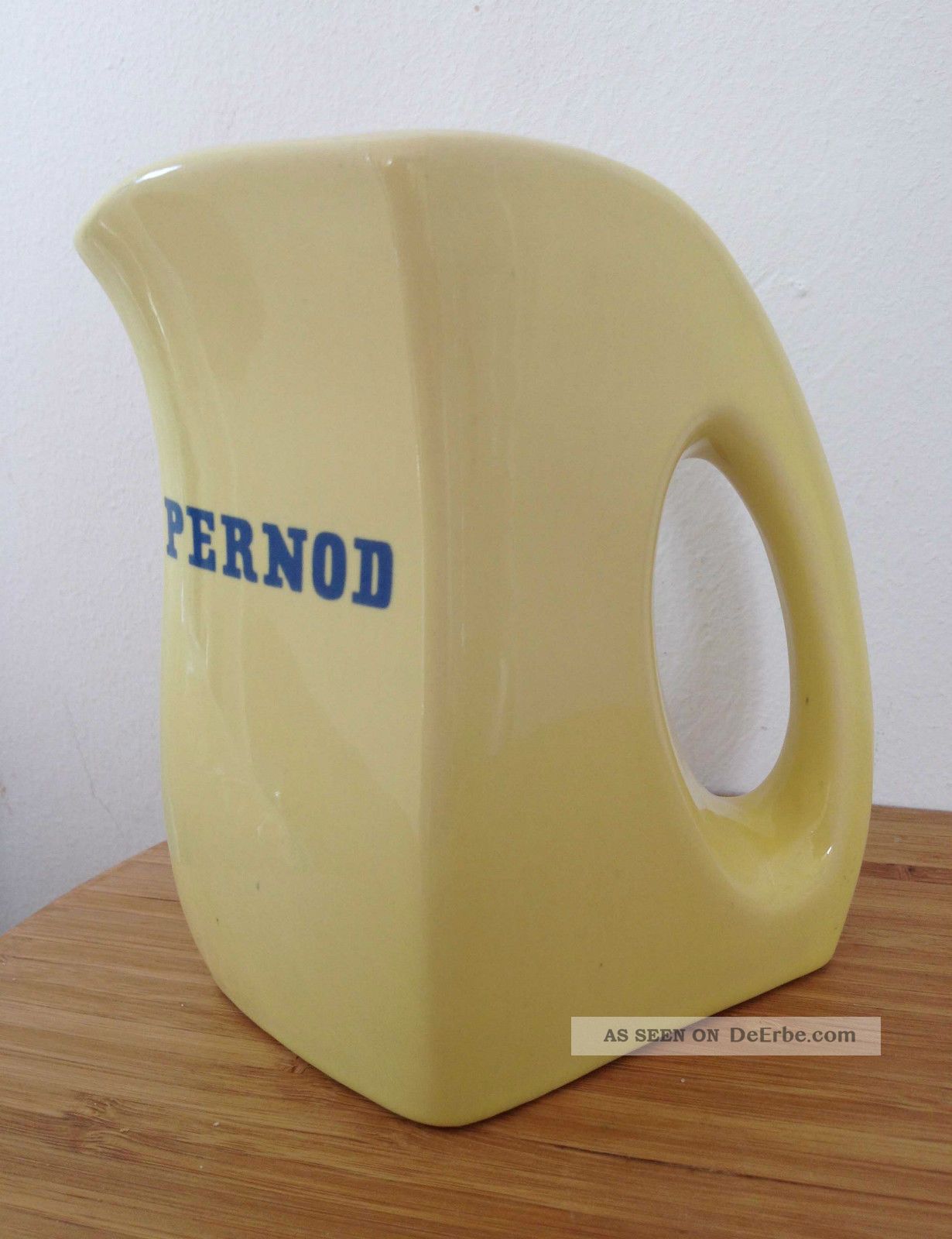 Pernod Vintage Kanne Karaffe Gelb Artdeco 1950-1959 Bild