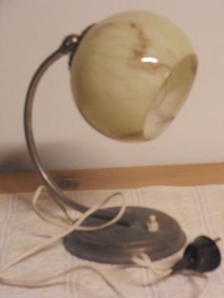 Nachttischlampe - Leselampe - Art Deko - Originalzustand Bild