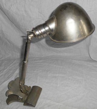 Selten Antike Hala Drp Lampe Bauhaus Art Deco Klemmlampe Tischlampe Wandlampe Bild