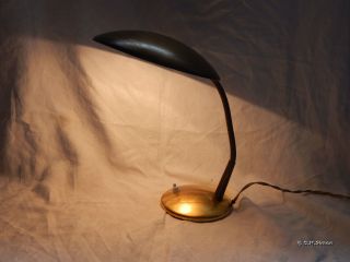 Schreibtischlampe Schwanenhals Lampe Leuchtetischlampe 30er Art Deco Bauhaus Bild