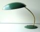 Alte Arbeitsleuchte Metall Grün Schreibtischlampe 50er 60er Jahre Vintage Xxlabb 1950-1959 Bild 1