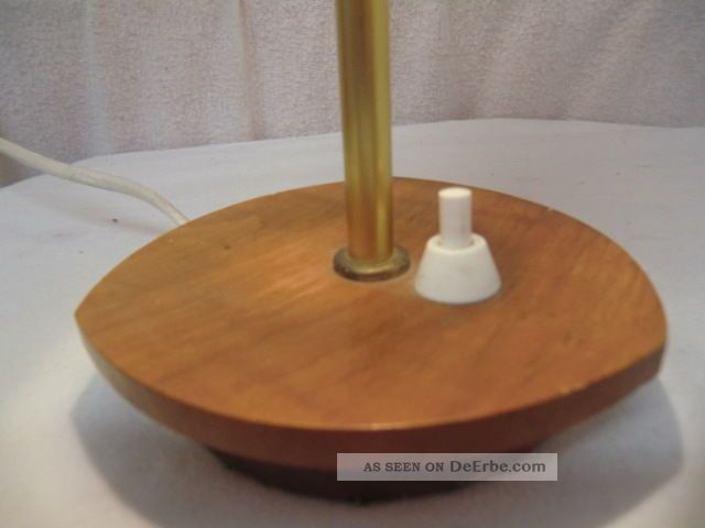 SchÖne Seltene 50er Jahre Tischlampe TÜtenlampe FÜr Nierentisch 1950-1959 Bild