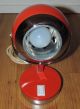 Tolle Tischlampe / Nachttischlampe 60er / 70er Jahre In Rot Und Chrom 1960-1969 Bild 2