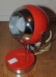 Tolle Tischlampe / Nachttischlampe 60er / 70er Jahre In Rot Und Chrom 1960-1969 Bild 3