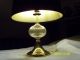 50/er Jahre Messing Tischlampe Schreibtischlampe Banker Lampe Stehlampe Leuchte 1950-1959 Bild 4