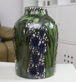 Jugendstil Art Nouveau Deco Keramik Vase Max Laeuger Läuger Kandern Bild
