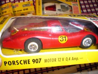 Roter Porsche 907 Faller 6679 Club Racing Ovp Mib 1:32 Motor12 V Unbespielt 70er Bild