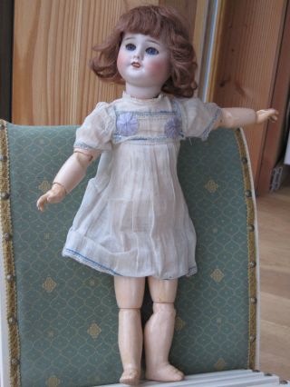SÜße FranzÖsische Porzellankopf Puppe Sfbj 60 Paris 42cm 1920 Bild