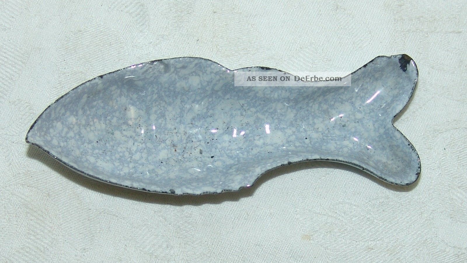 Model Backform Als Fisch Für Puppenstube Historismus Um 1900 Emailliert Original, gefertigt vor 1970 Bild