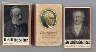 Alte Quartett - Spiele,  Dichter Und Literaten Bild