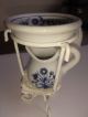 Antiker Waschstand Waschschüssel Mit Krug Und Handtuch Puppenstube Puppenhaus Nostalgieware, nach 1970 Bild 1