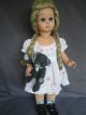 Große Alte Puppe Mit Teddy BÄr Freistehend 67cm & German Puppe Doll 1960er Porzellankopfpuppen Bild 1