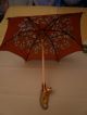 Regenschirm Für Puppen,  Braun Mit Blumenmuster,  60er Jahre, Puppen & Zubehör Bild 1