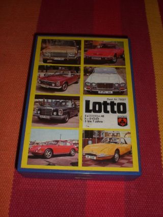 Auto - Lotto Schmid Spiele 60er 70er Vintage Oldtimer Youngtimer Retro Kult Bild