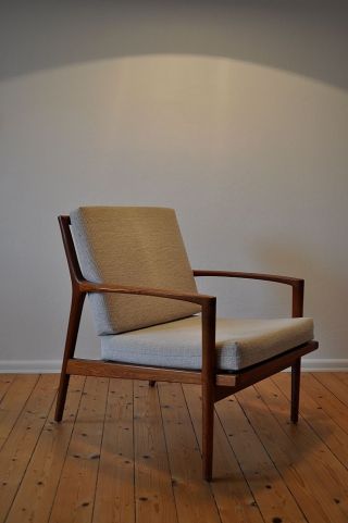 60er 60s Teak Easy Chair Sessel Danish Design Mid Century Modern Stuhl Armchair Bild
