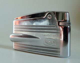 Ronson Present From Rizla England Feuerzeug Vintage Lighter Space Age 60er Top Bild