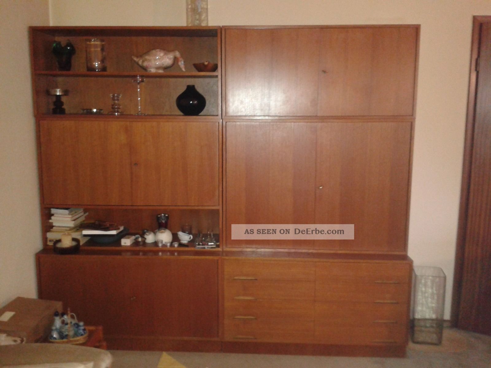 Wohnwand 60er Jahre Teak Dänisches Design 1960-1969 Bild
