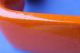 Rare Bertoncello Orange Schiavon 70er 70s Op Pop Art Italy Ceramic Pottery 1970-1979 Bild 7