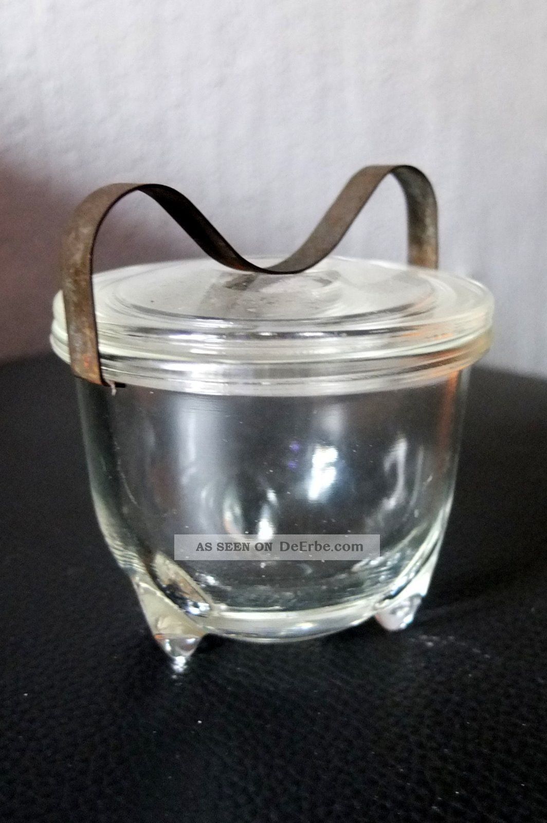 Alter Eierkocher Jenaer Glas 1950-1959 Bild