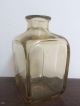 Bauhaus 20er Jahre Glaskaraffe / Vase Aus Dickwandigem Glas Tolle Form & Farbe 1920-1949, Art Déco Bild 4