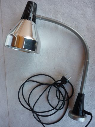 Seltene Lampe Werkstattlampe Velux Schwanenhals M.  Magnet Stylisch Loft Bild
