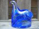 Kosta Boda Sweden Glasfigur Horse Blue Glas Blau Pferd Tier Glasobjekt Schweden Sammlerglas Bild 1