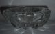 Val St.  Lambert Kristallglas Glas Aschenbecher Schale Fluide Rippen Signiert 1960 Kristall Bild 5