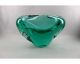 Traumhaft SchÖne Murano Objekt Vase Design Der 60er Jahre In Smaragd - GrÜn Selten Glas & Kristall Bild 6