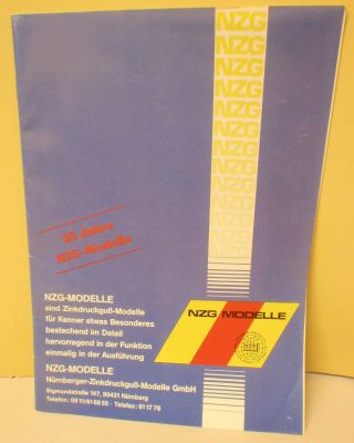 1993 Nzg Modelle Katalog Mit Nzg Caterpillar Katalog Und Imu 1991,  1993/94 Bild