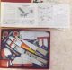 Dux Metall Flugzeug Baukasten Art.  104 Mit Anleitungsheft,  Aufklebebogen Aus1932 Original, gefertigt vor 1945 Bild 3