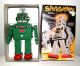 Roboter,  Blechroboter,  Smoking Spaceman,  Ovp,  30 Cm Batteriebetrieb Ha Ha Toy Gefertigt nach 1970 Bild 1