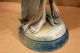 Jugendstil Figur Skulptur Keramik 1900 Sign.  Anton Nelson,  Adanine Gouda 60cm 1890-1919, Jugendstil Bild 5
