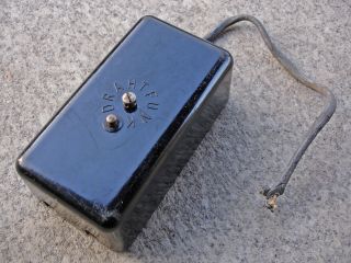 Drahtfunk Dose Telefon Anschlussdose 1938 Verteiler Bakelitdose Telefondose Alt Bild